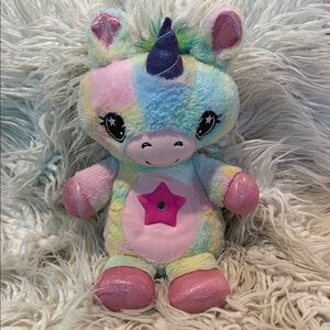 ONTEL Star Belly Dream Lites, Stuffed Animal Night Light Rainbow